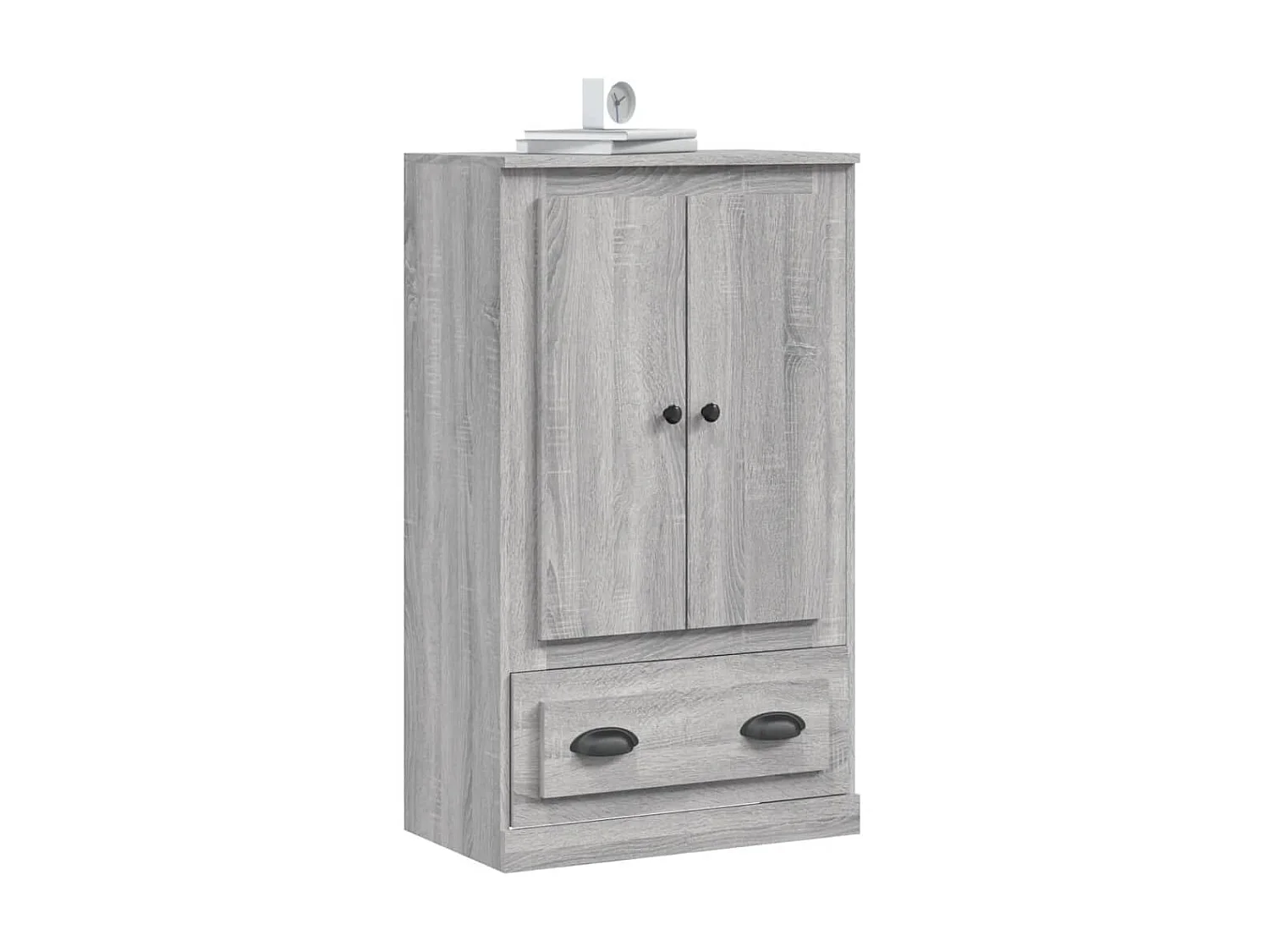 Highboard,Kommode Grau Sonoma 60x35,5x103,5 cm Holzwerkstoff -gkd476215