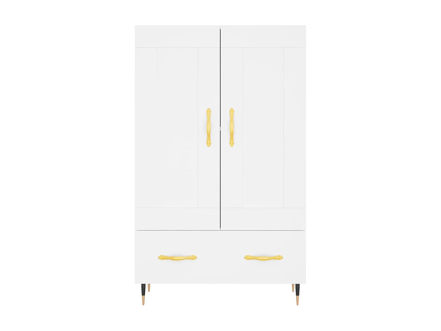 Aparador alto 69,5x31x115 cm derivados de madeira branco PT883985