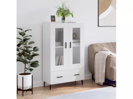 Kauf Unique Highboard,Kommode Hochglanz-Weiß 69,5x31x115 cm Holzwerkstoff -gkd59283