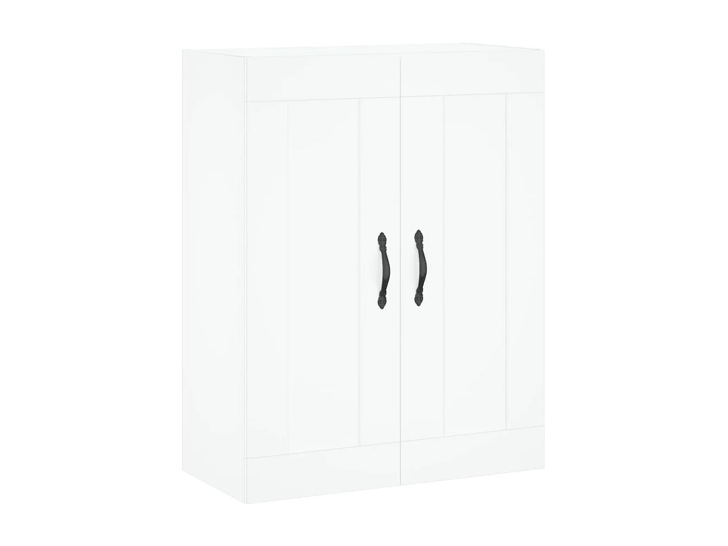 Aparador alto 69,5x34x180 cm derivados de madeira branco PT219844