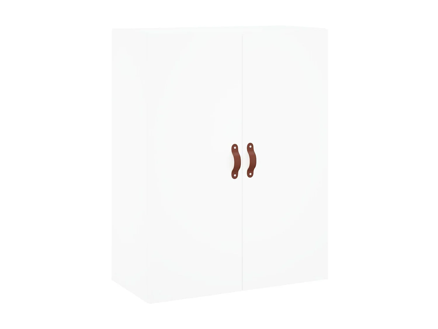 Aparador alto madera contrachapada blanco 69,5x34x180 cm ES12360