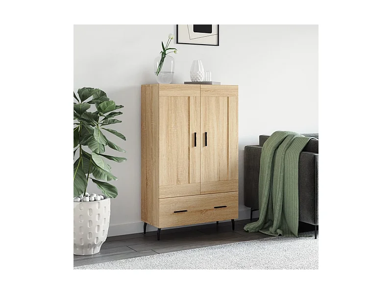 Aparador alto derivados de madeira 69,5x31x115cm carvalho sonoma PT865547