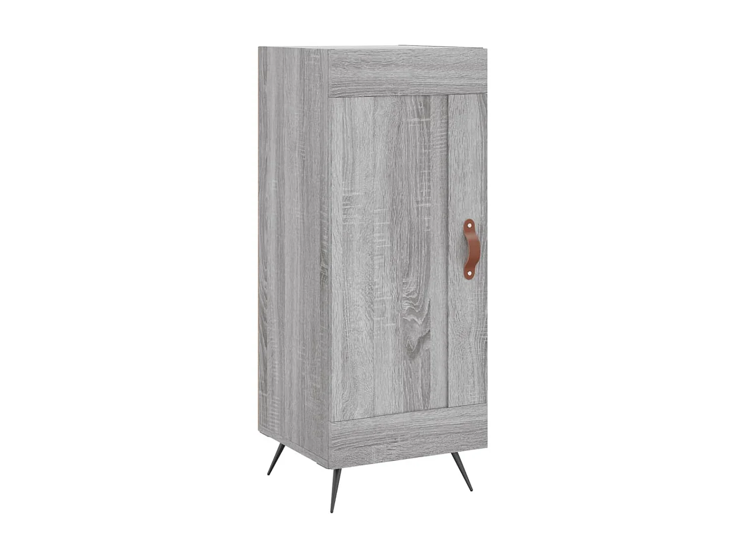 Buffet haut Sonoma gris 34,5x34x180 cm Bois d'ingénierie QWE47954