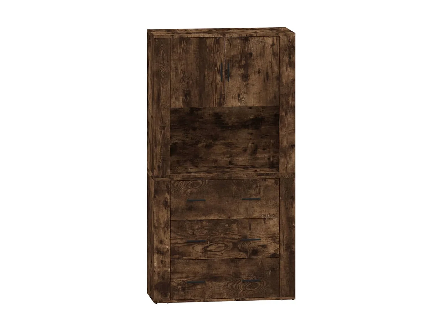 Highboard,Kommode Räuchereiche Holzwerkstoff -gkd452984