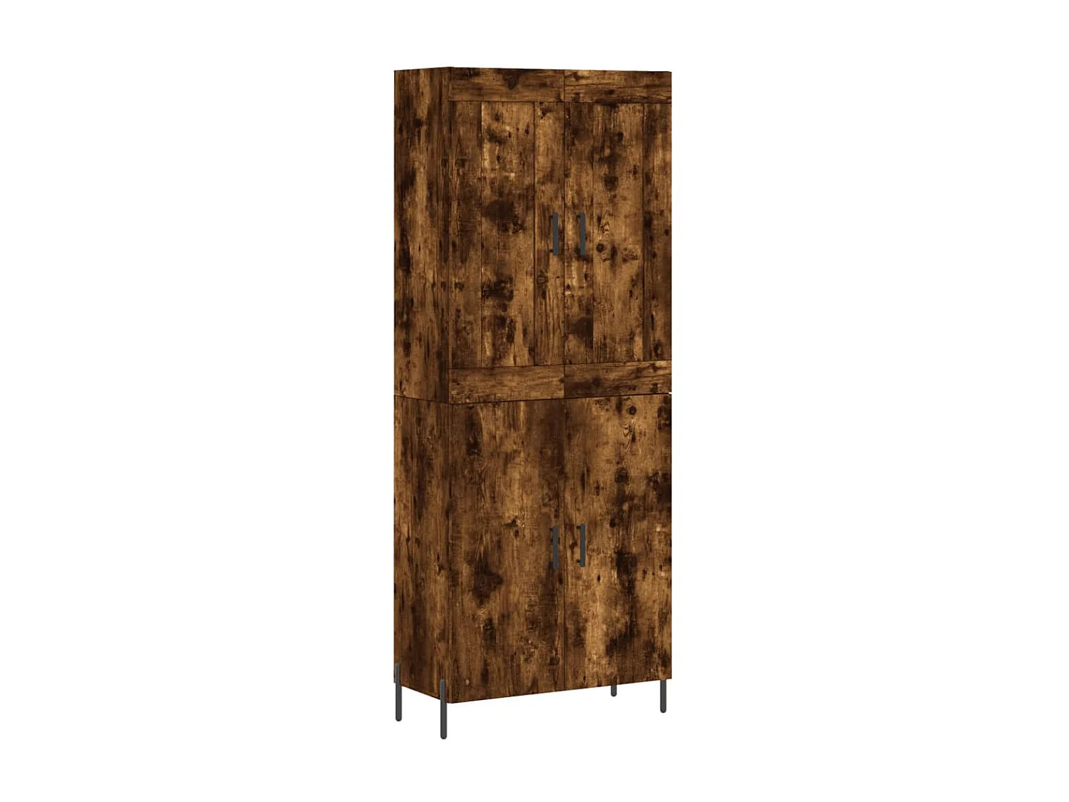 Highboard,Kommode Räuchereiche 69,5x34x180 cm Holzwerkstoff -gkd829743