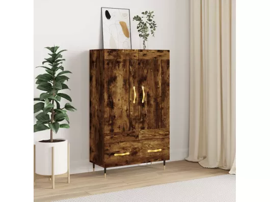 Kauf Unique Highboard,Kommode Räuchereiche 69,5x31x115 cm Holzwerkstoff -gkd536086