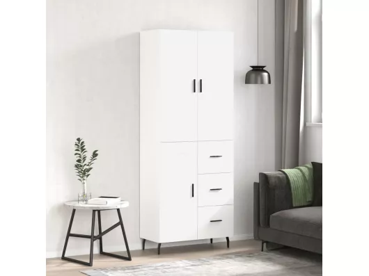 Kauf Unique Highboard,Kommode Weiß 69,5x34x180 cm Holzwerkstoff -gkd923205