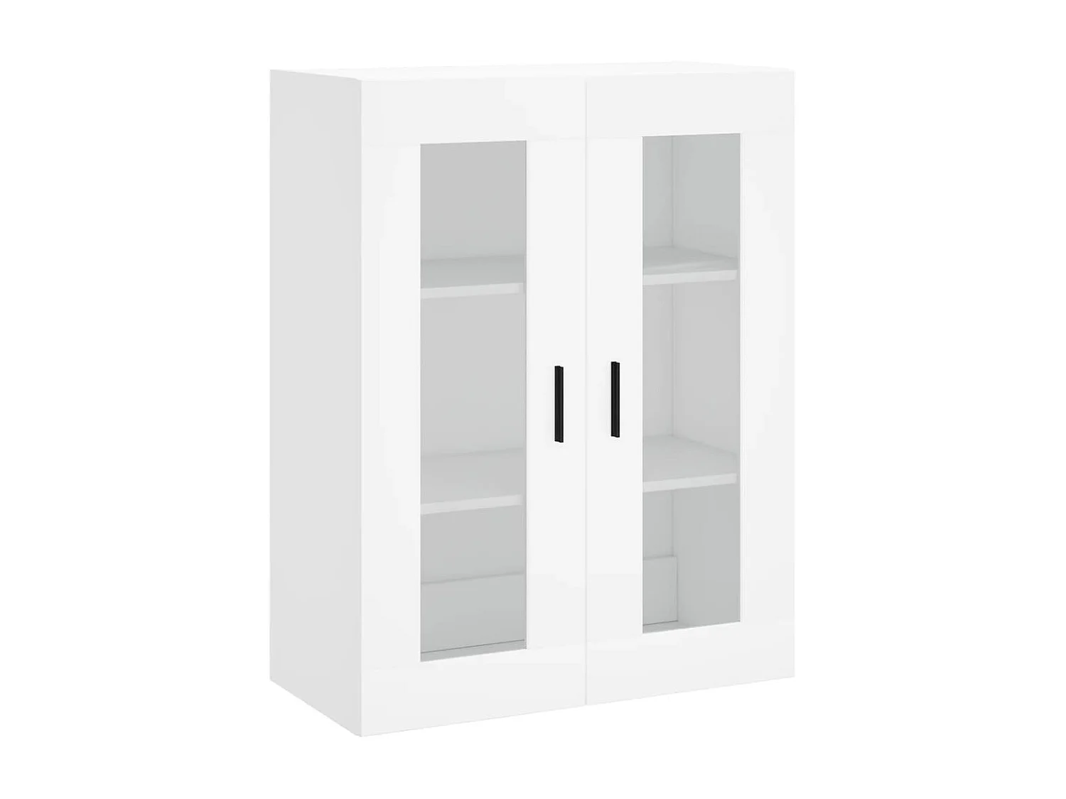 Aparador alto 69,5x34x180 cm derivados de madeira branco PT847667
