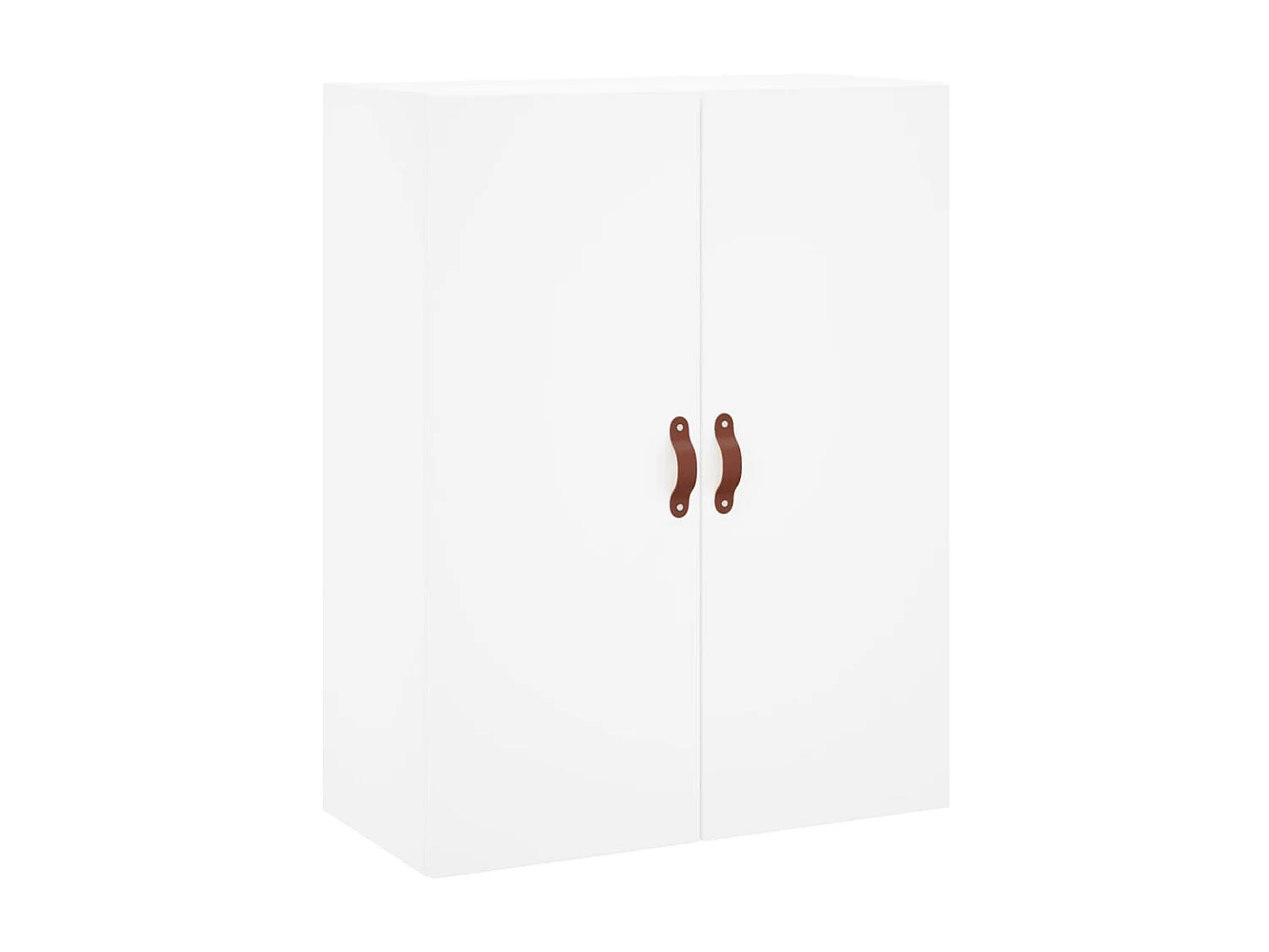 Aparador alto madera contrachapada blanco 69,5x34x180 cm ES10713