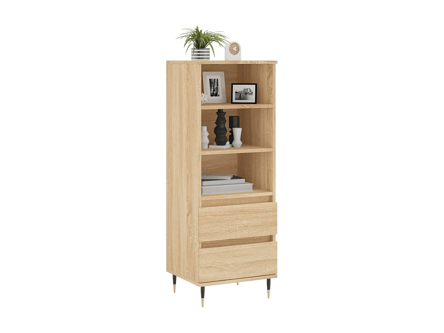 Buffet haut Chêne sonoma 40x36x110 cm Bois d'ingénierie LSF2741