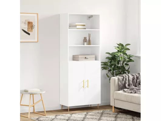 Kauf Unique Highboard,Kommode Weiß 69,5x34x180 cm Holzwerkstoff -gkd241530