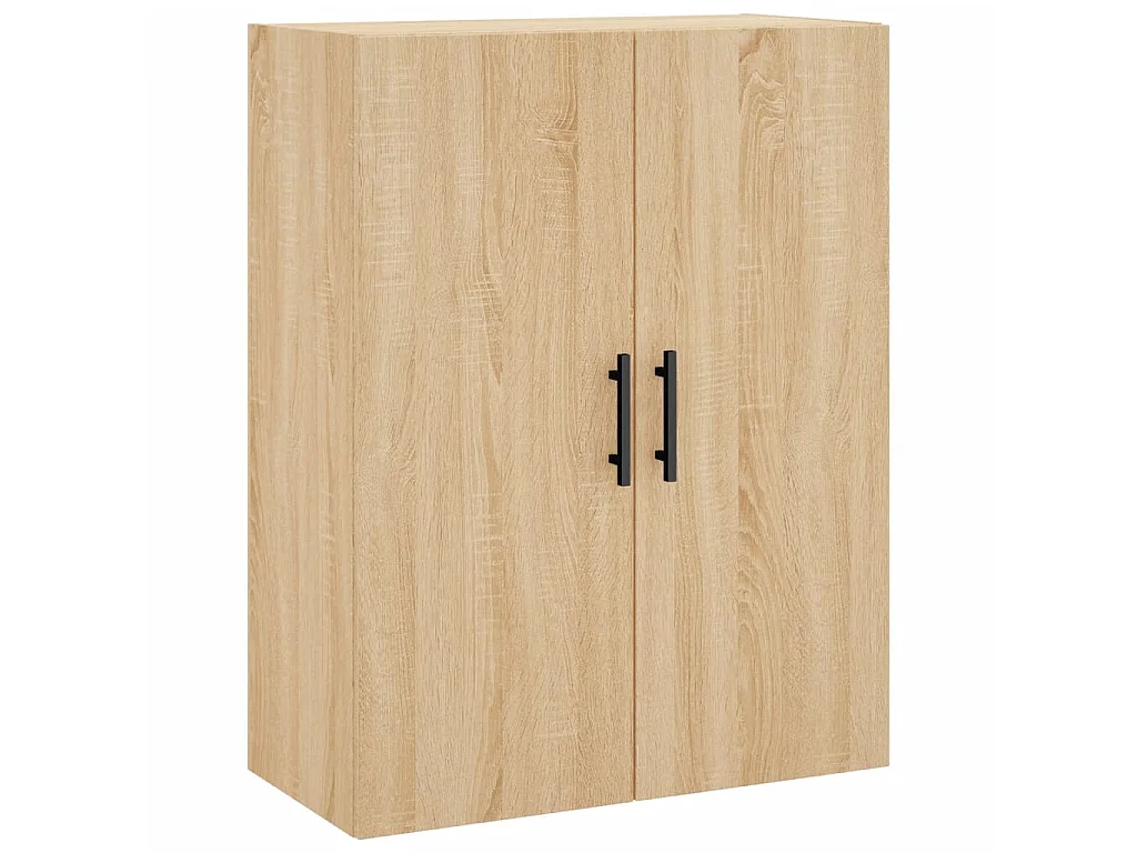 Hoge kast 69,5x34x180 cm bewerkt hout sonoma eikenkleurig NL90654