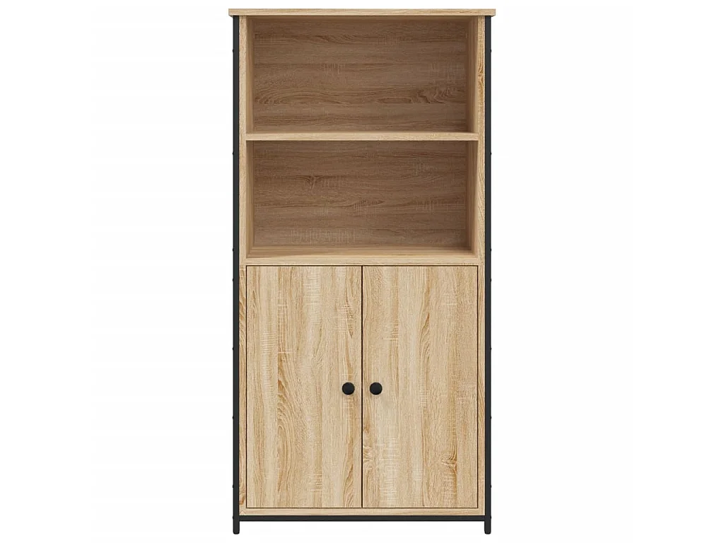 Highboard,Kommode Sonoma-Eiche 62x36x121,5 cm Holzwerkstoff -gkd521776