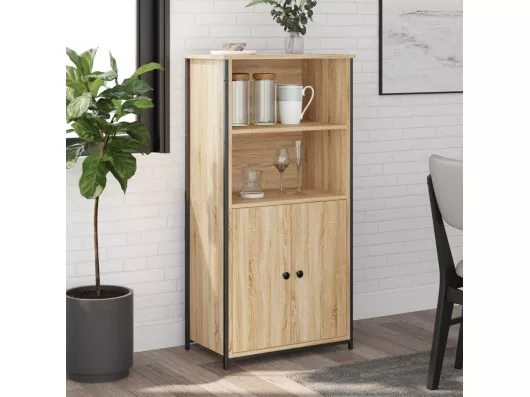 Kauf Unique Highboard,Kommode Sonoma-Eiche 62x36x121,5 cm Holzwerkstoff -gkd521776