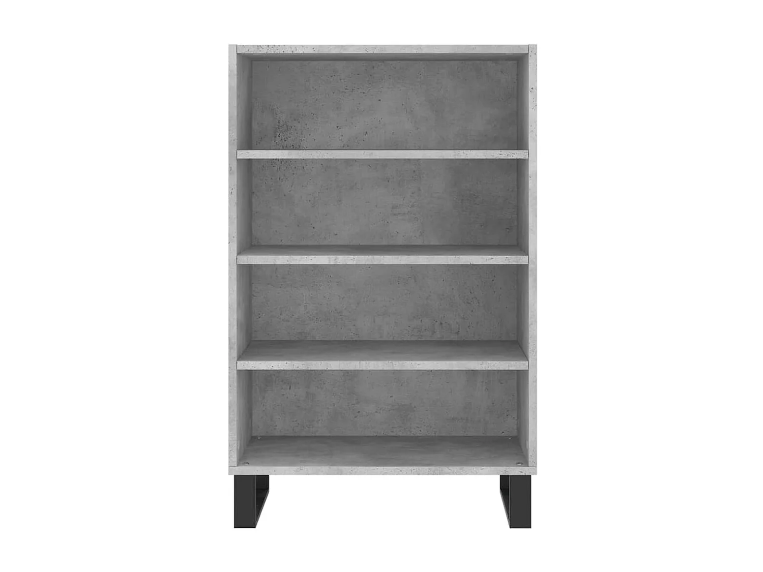 Highboard,Kommode Betongrau 57x35x90 cm Holzwerkstoff -gkd861880