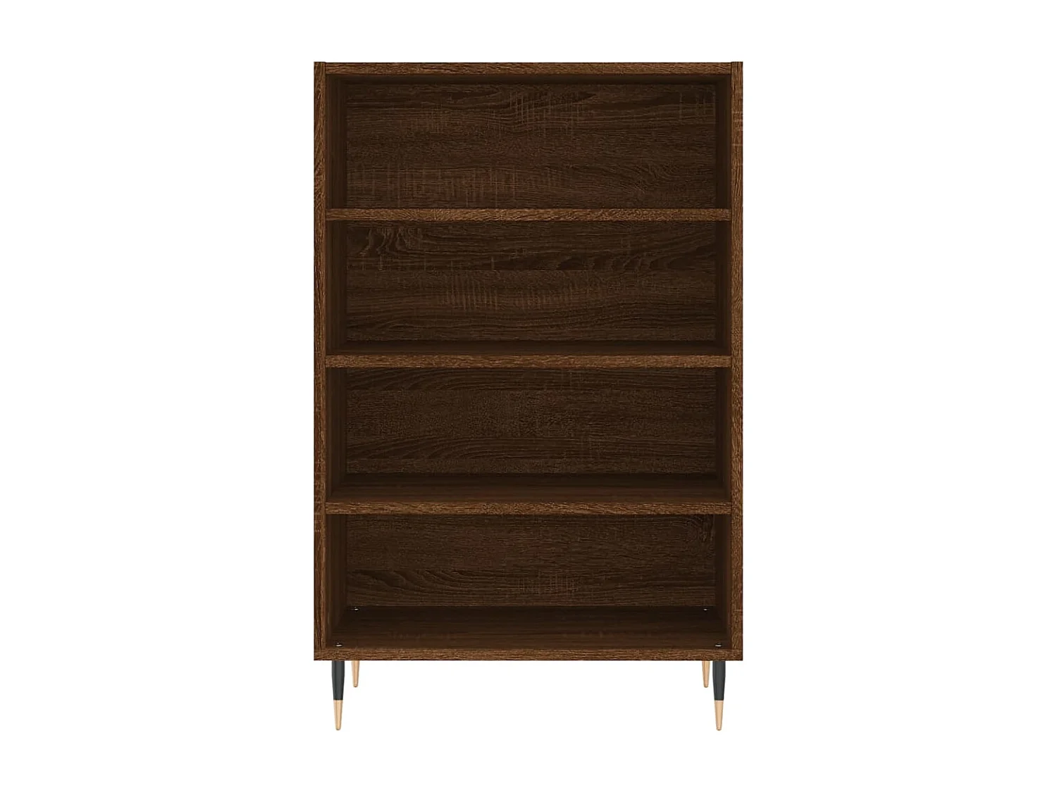 Highboard,Kommode Braun Eichen-Optik 57x35x90 cm Holzwerkstoff -gkd434861