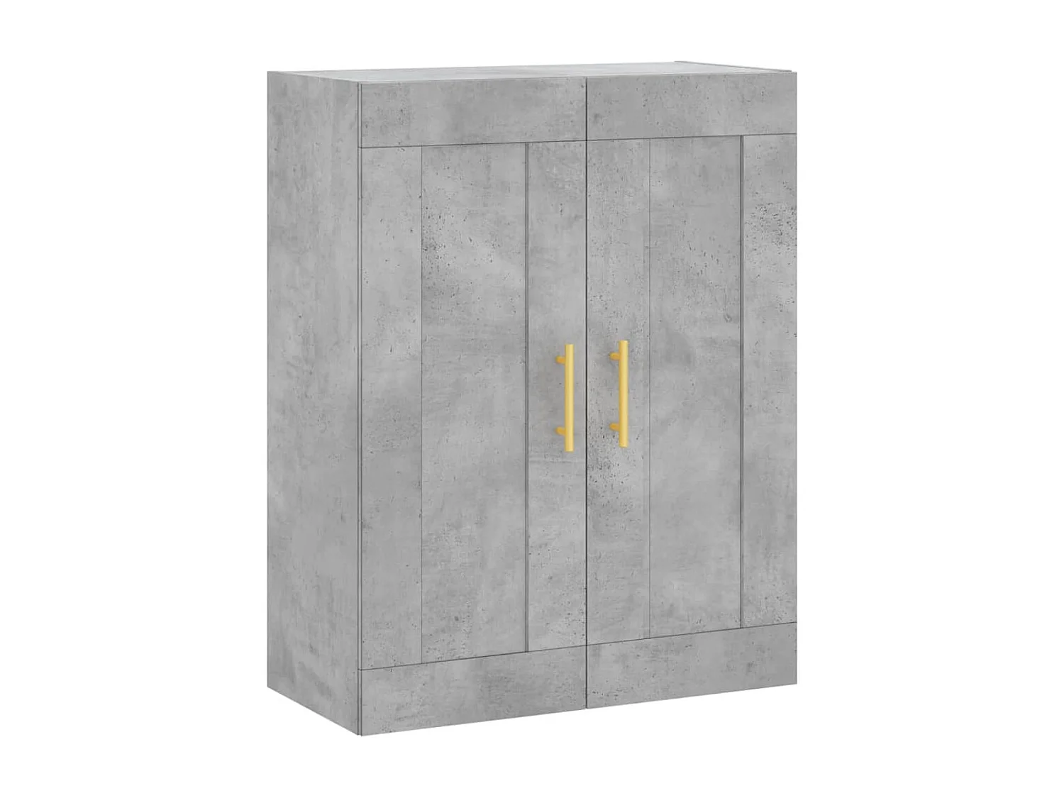 Aparador alto 69,5x34x180 cm derivados de madeira cinza cimento PT734169