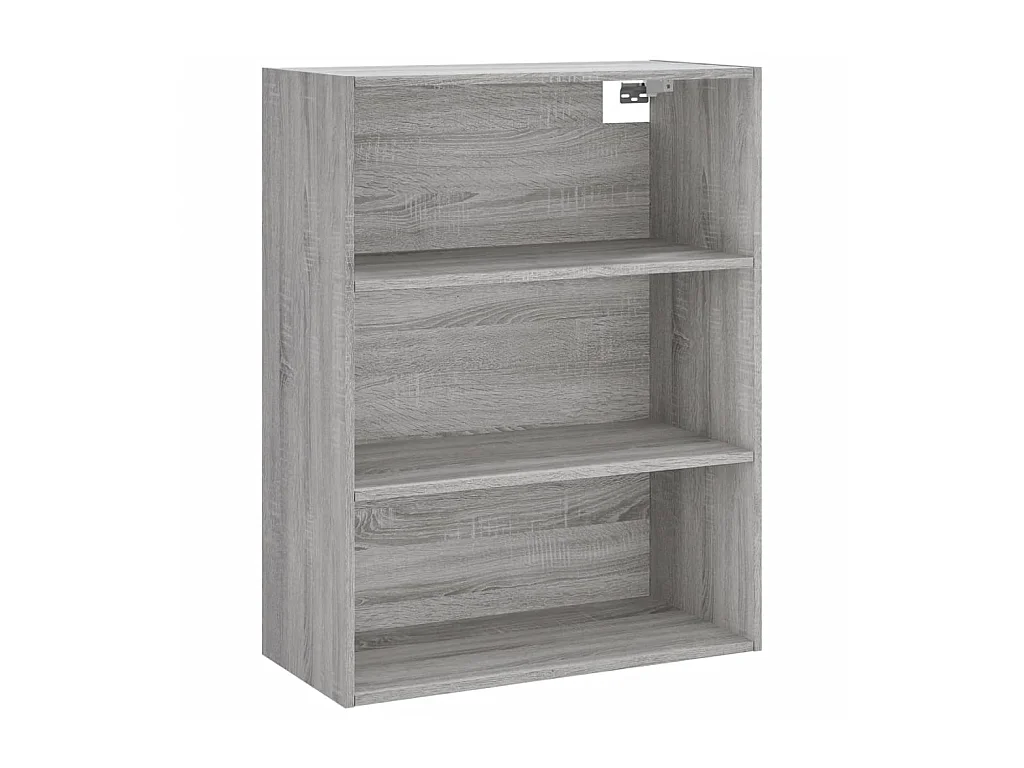 Buffet haut Sonoma gris 69,5x34x180 cm Bois d'ingénierie QWE73307