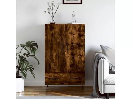 Kauf Unique Highboard,Kommode Räuchereiche 69,5x31x115 cm Holzwerkstoff -gkd131886