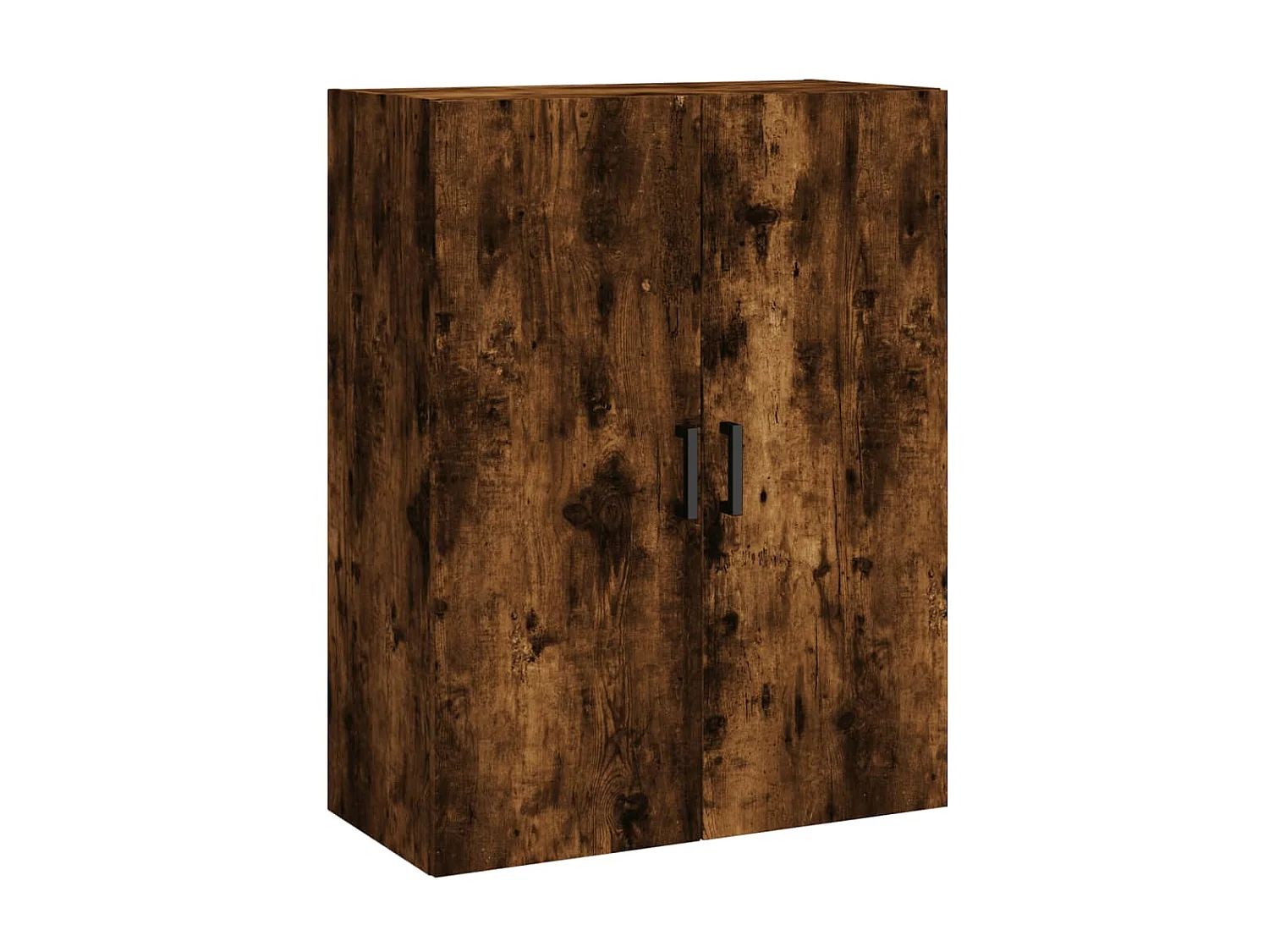 Aparador alto madera contrachapada roble ahumado 69,5x34x180 cm ES12127