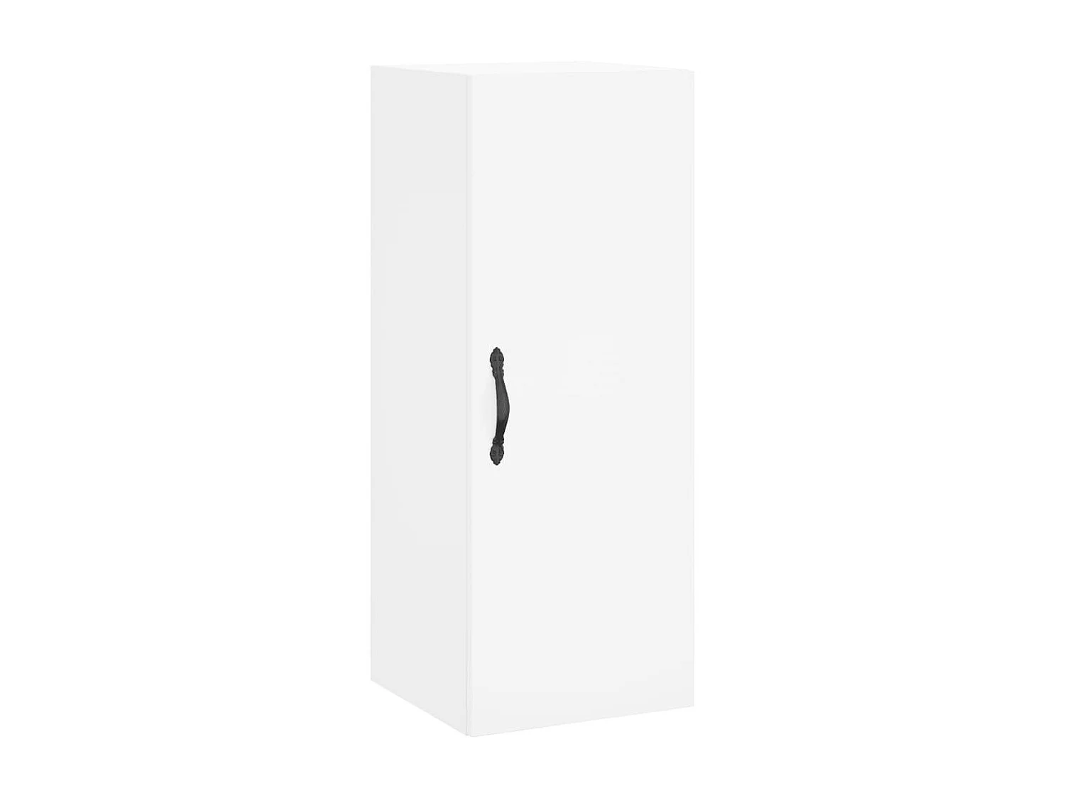 Highboard,Kommode Weiß 34,5x34x180 cm Holzwerkstoff -gkd479656