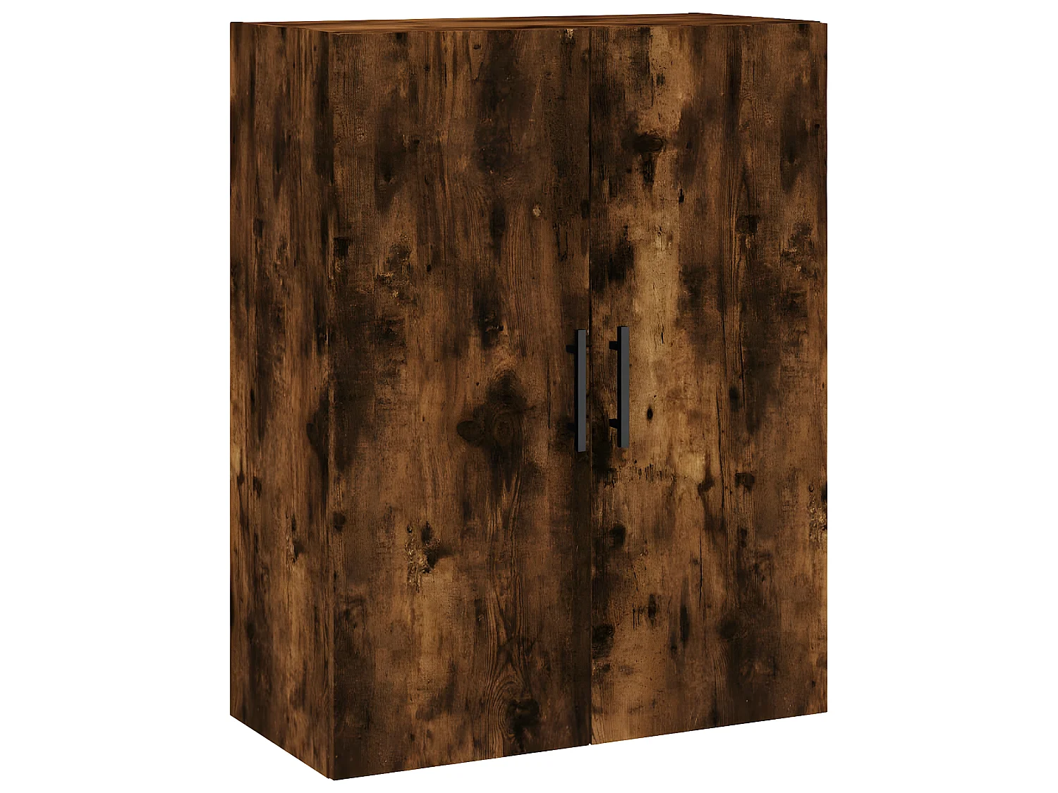 Aparador alto madera contrachapada roble ahumado 69,5x34x180 cm ES85803