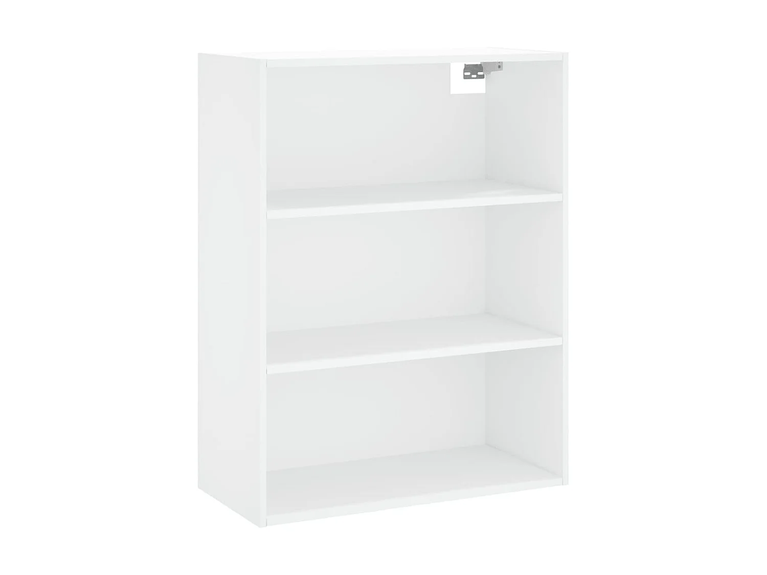 Aparador alto madera contrachapada blanco 69,5x34x180 cm ES83662