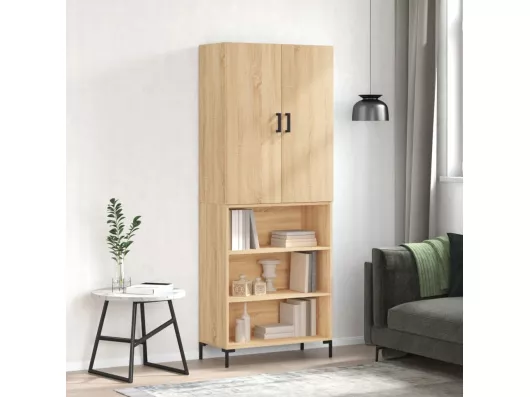 Kauf Unique Highboard,Kommode Sonoma-Eiche 69,5x34x180 cm Holzwerkstoff -gkd818418