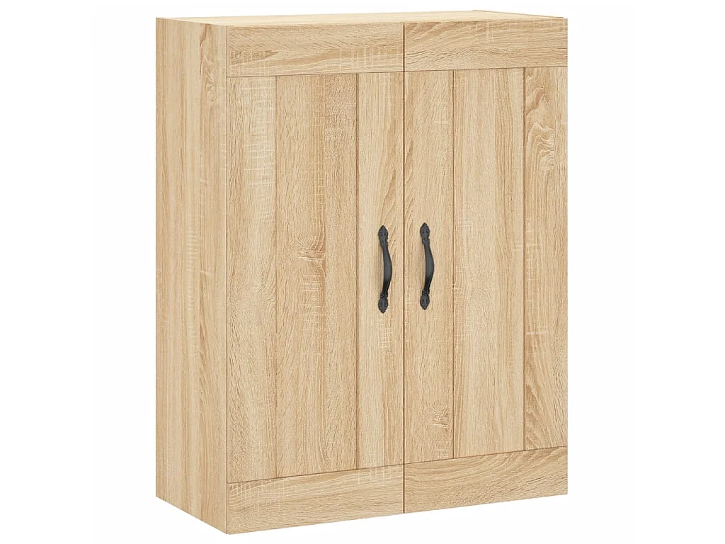Buffet haut Chêne sonoma 69,5x34x180 cm Bois d'ingénierie QWE65999