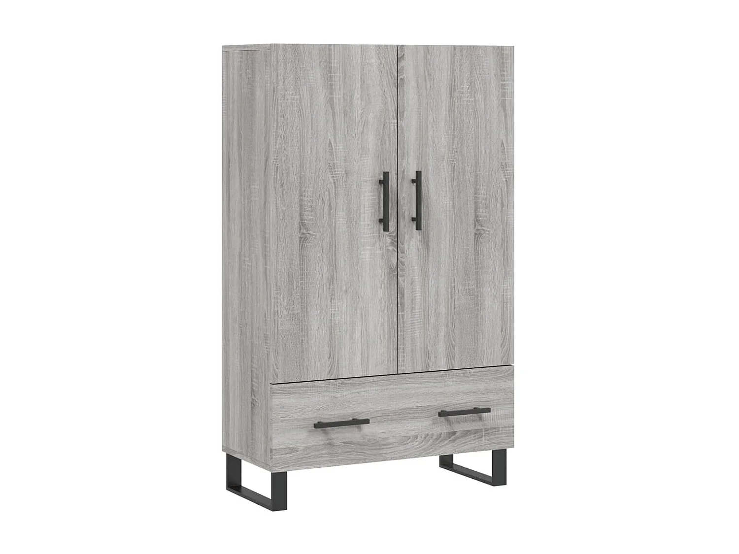 Highboard,Kommode Grau Sonoma 69,5x31x115 cm Holzwerkstoff -gkd784141