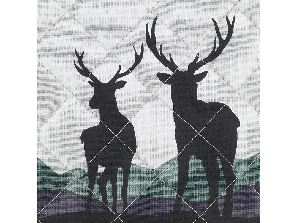 Ensemble gant et manique Cerfs