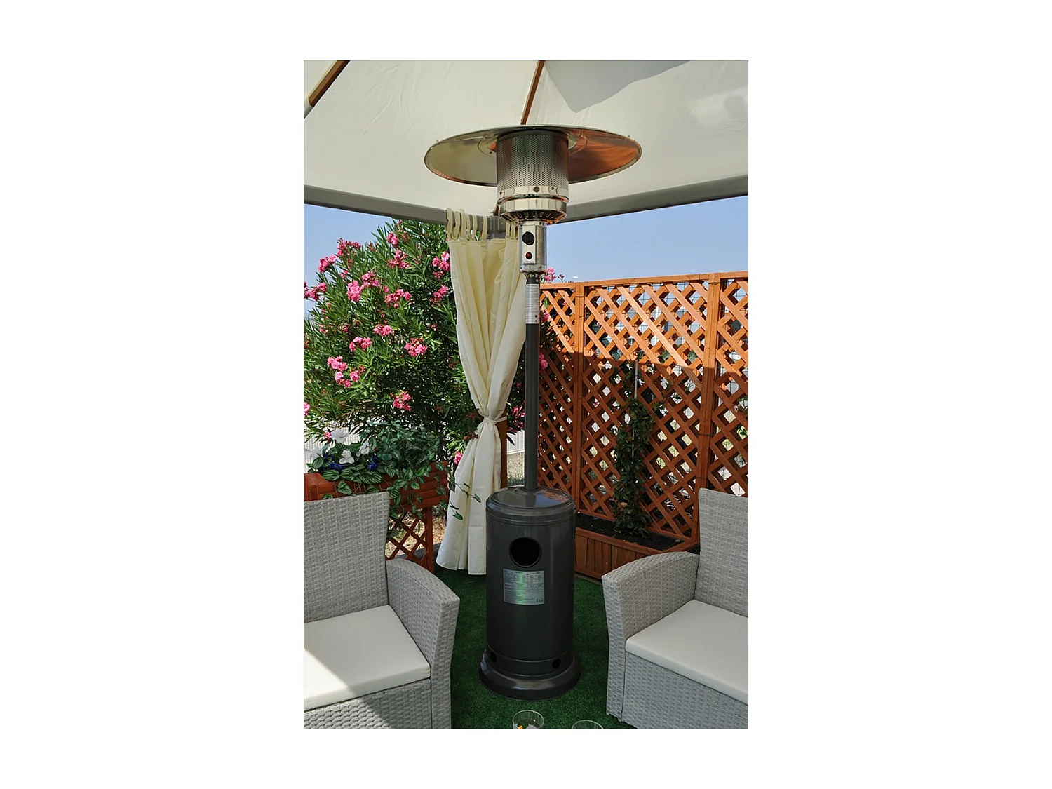 Stufa a fungo a gas – riscaldatore a infrarossi per esterno