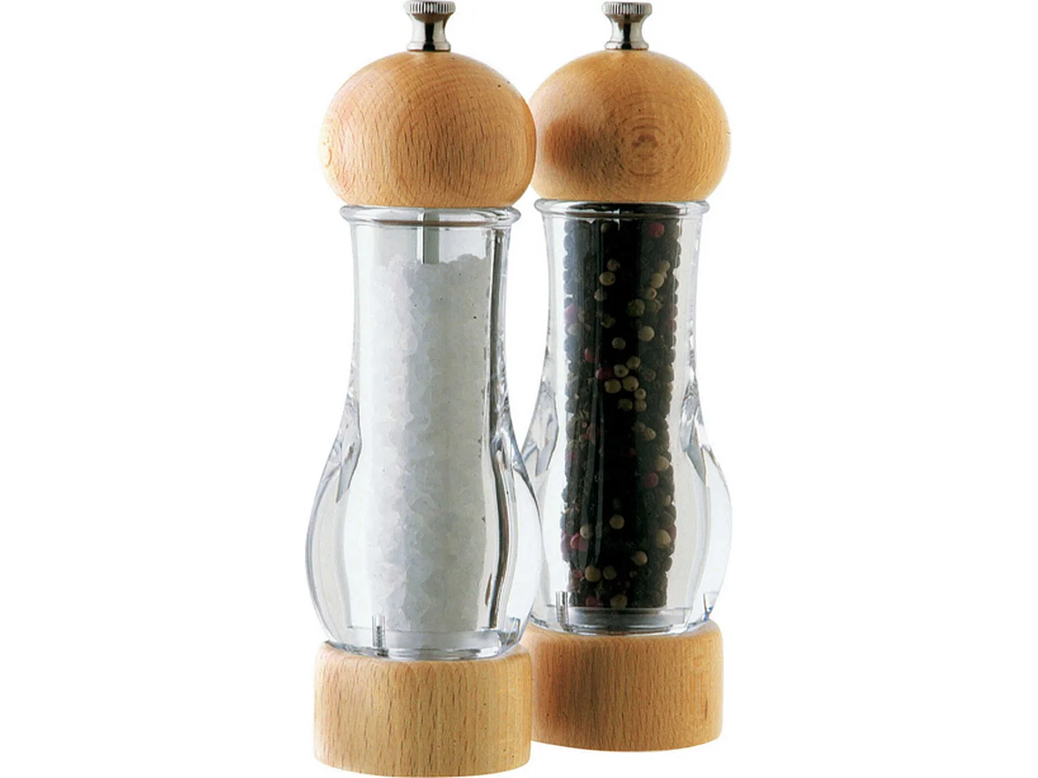 Menastyl - Moulin A Poivre Brio 19cm En Bois D'hevea Naturel