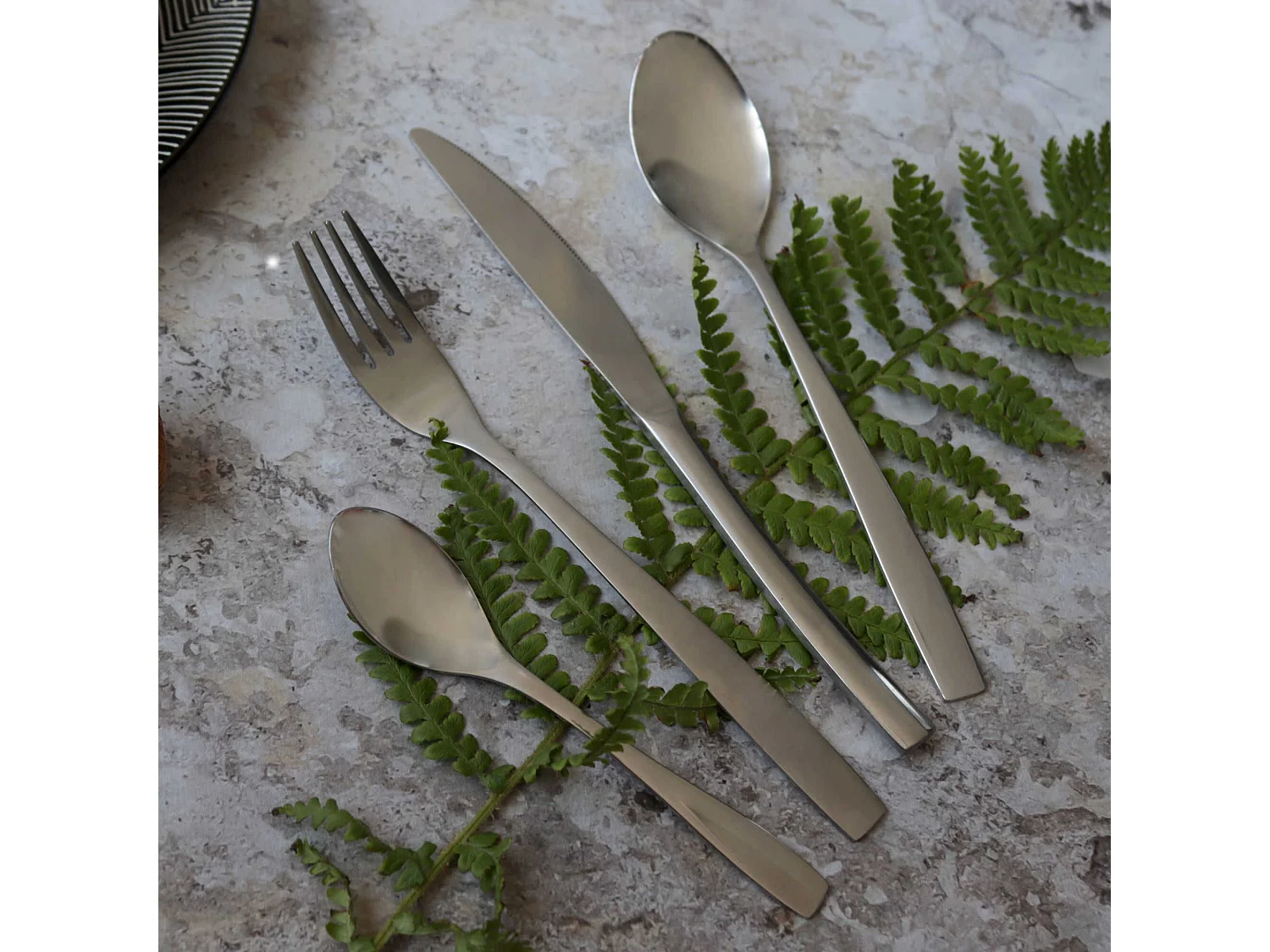 Novastyl - Menagere Lima 24 Pieces En Acier Inoxydable