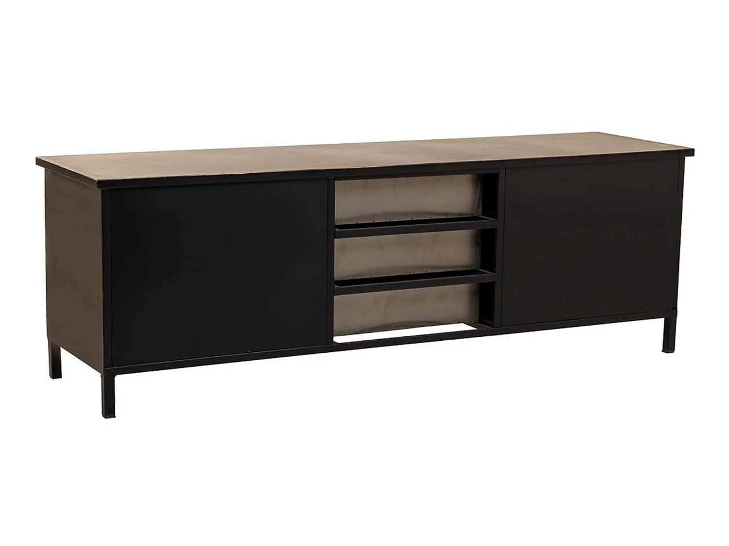 Tête de lit en bois coloris blanc - longueur 156 x hauteur 45 cm