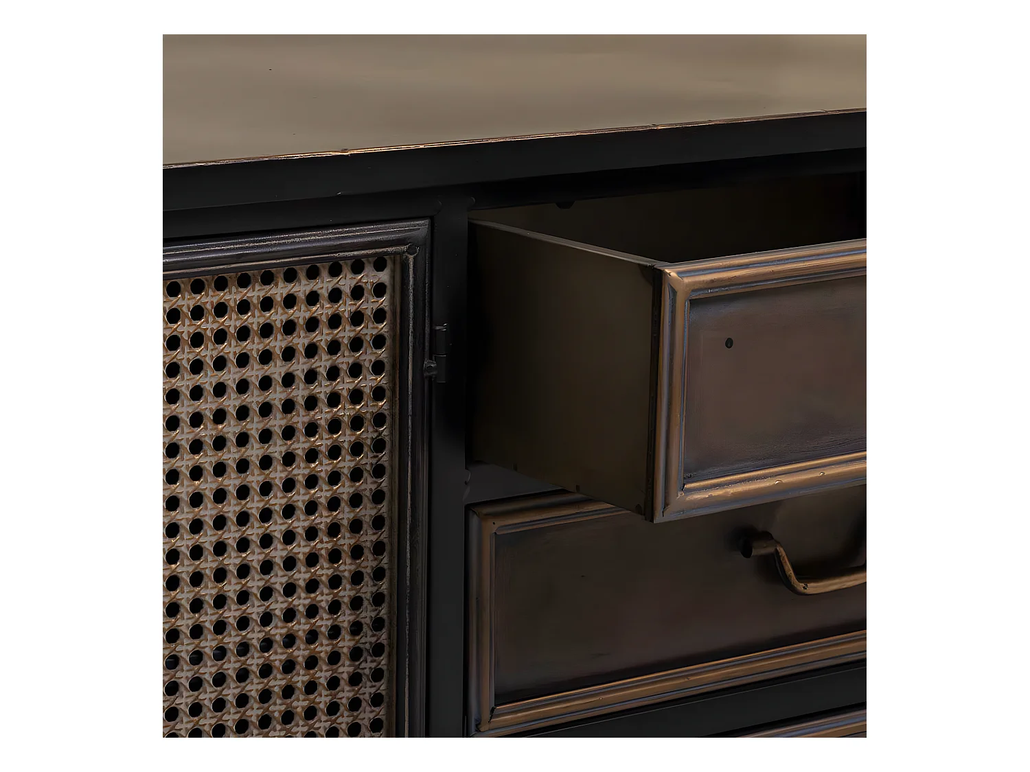 Tête de lit en bois coloris blanc - longueur 156 x hauteur 45 cm