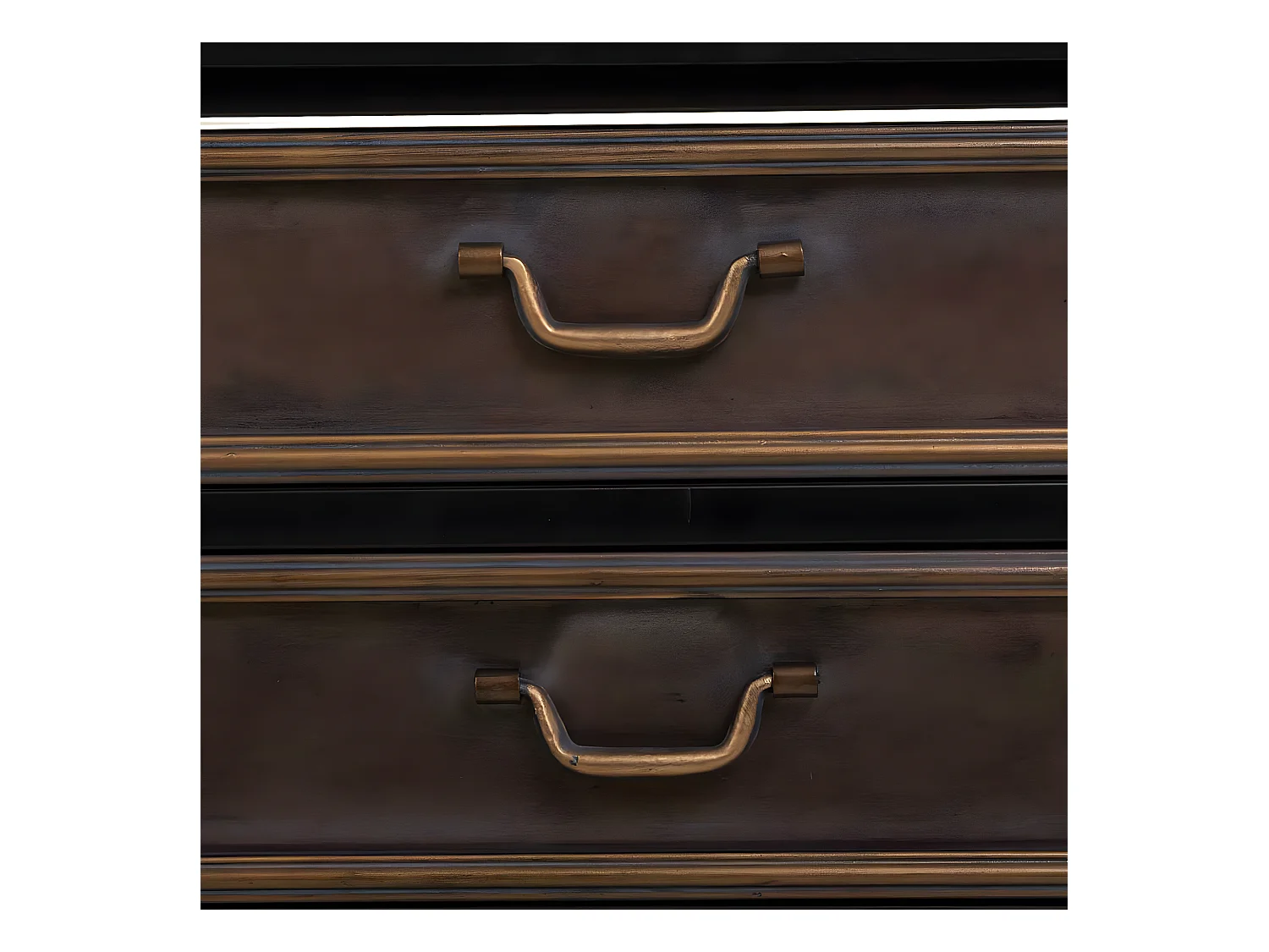 Tête de lit en bois coloris blanc - longueur 156 x hauteur 45 cm