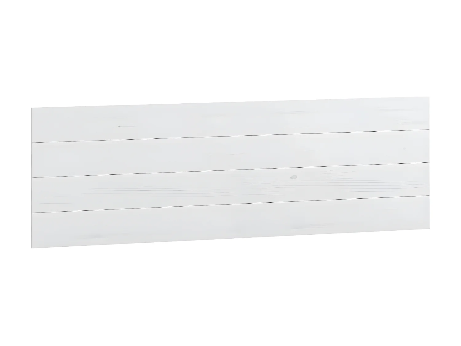 Tête de lit en bois coloris blanc - longueur 156 x hauteur 45 cm