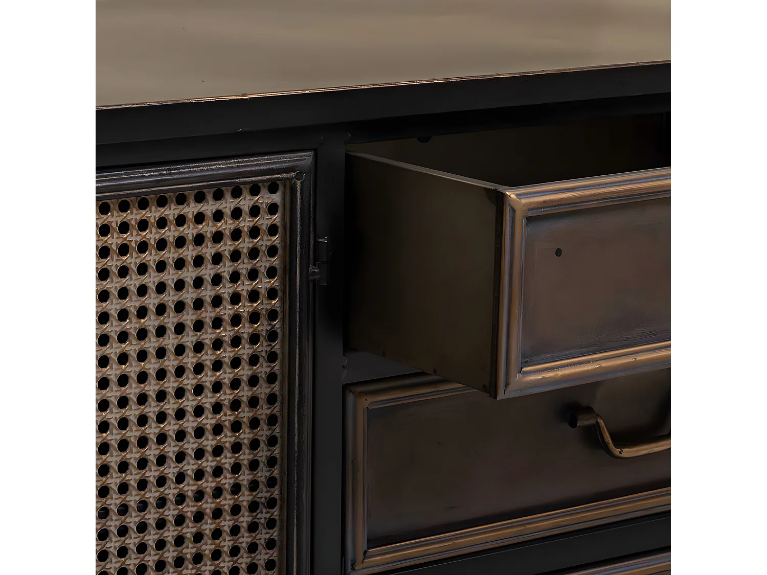 Tête de lit en bois coloris blanc - longueur 156 x hauteur 45 cm