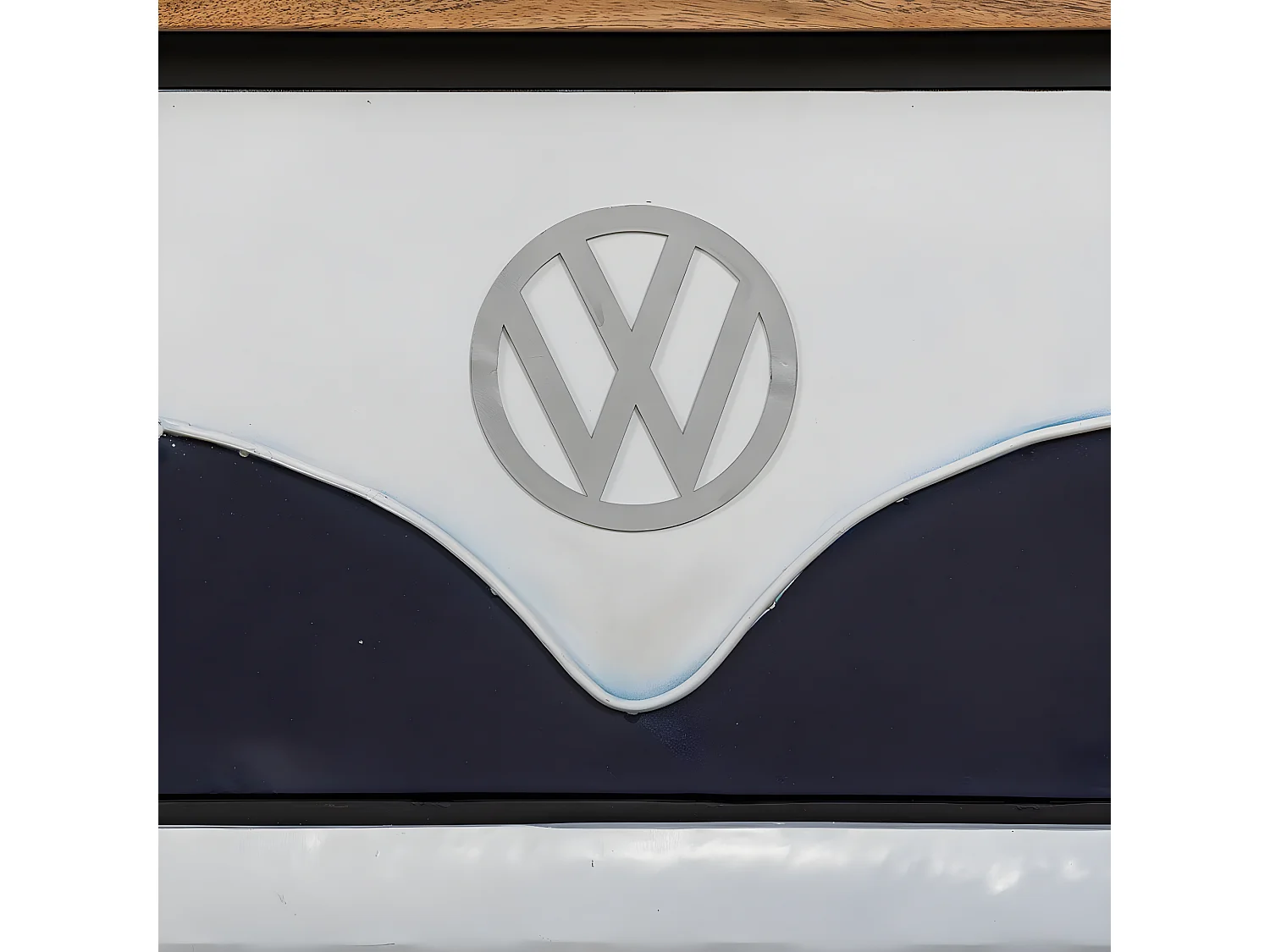 Table de chevet, table de nuit avec 1 tiroir coloris blanc - L. 48 x P. 35 x H. 60 cm