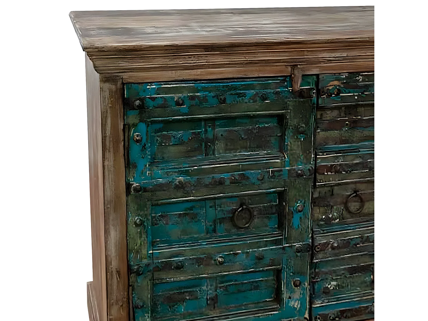 Table de chevet, table de nuit avec 2 tiroirs coloris chêne Cambrian