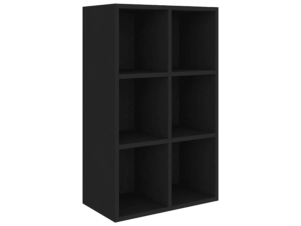 Estante/aparador 66x30x98 cm derivados de madeira preto PT717864