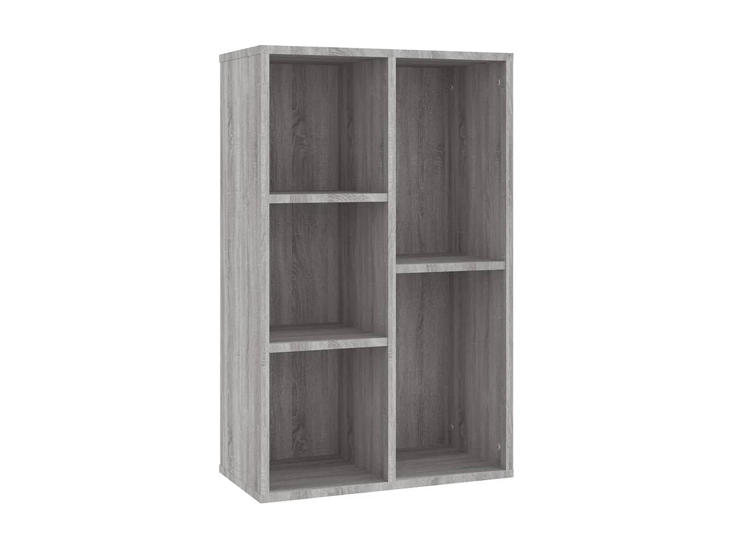 Boekenkast/dressoir 50x25x80 cm bewerkt hout sonoma grijs NL485938