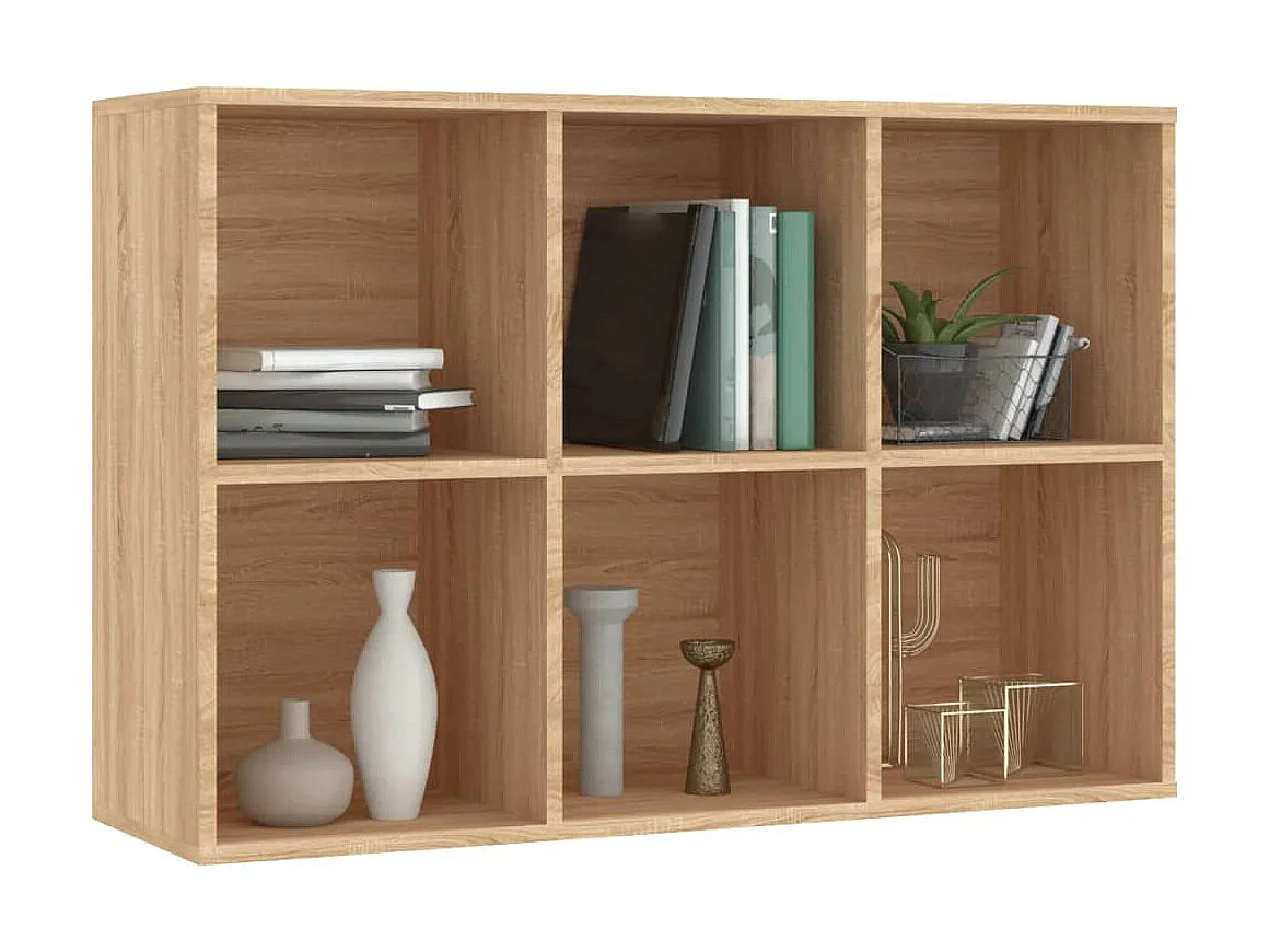 Estante/aparador 66x30x98 cm contraplacado cor carvalho sonoma PT721679