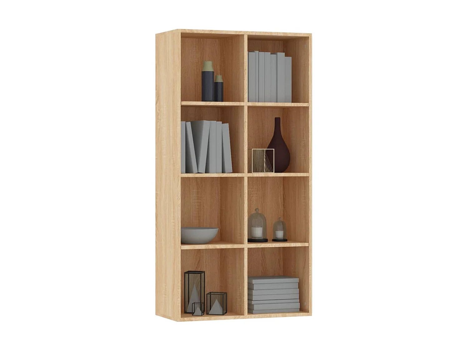 Estante/aparador 66x30x130cm contraplaco cor carvalho sonoma PT110850