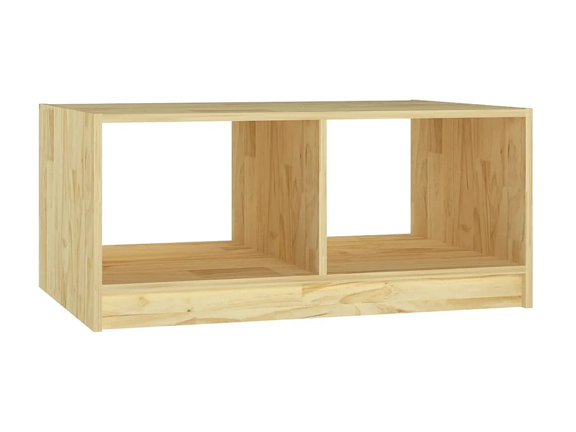 Mesa de centro 75x50x33,5 cm madeira de pinho maciça PT424952