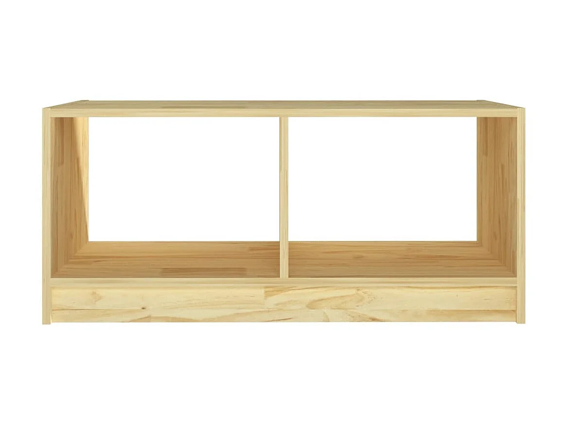 Mesa de centro 75x50x33,5 cm madeira de pinho maciça PT424952