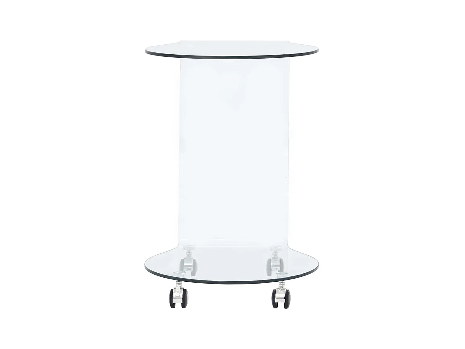 Mesa de centro de vidrio templado 45x40x58 cm ES52237