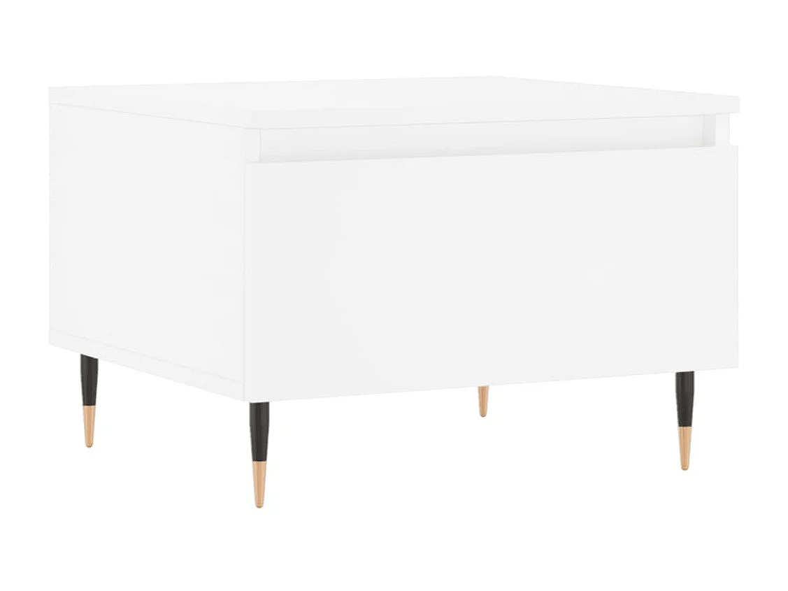 Mesas de centro 2 pcs 50x46x35 cm derivados de madeira branco PT853960