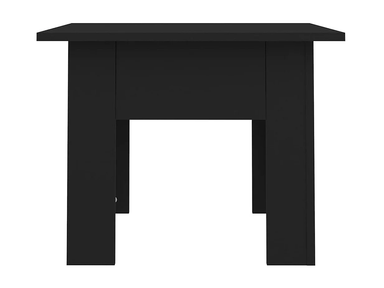 Mesa de centro 55x55x42 cm aglomerado preto PT747877